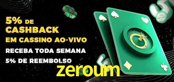 Promoções do cassino ao Vivo zeroum